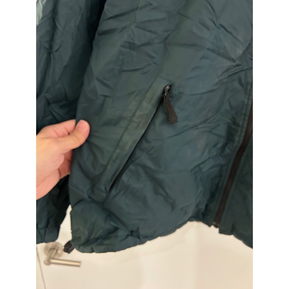 Vintage‎ 90s Windbreaker Lined Hooded Zip Pocket Unisex Large Jacket - Picture 4 of 8